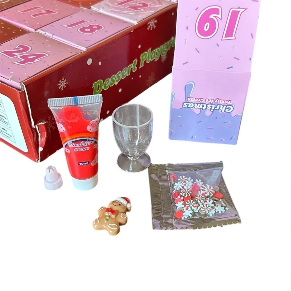 NWT Christmas Funny Ice Cream Playset Advent Calendar
